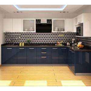 Mẫu miễn phí thiết kế màu sắc tùy chỉnh sẵn sàng thực hiện tủ bếp với tất cả các thiết bị - Product Image 1