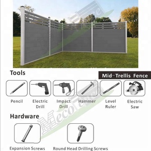 Valla de Madera Compuesta WPC Impermeable para <span class=keywords><strong>Casa</strong></span> Ecológica - Product Image 5