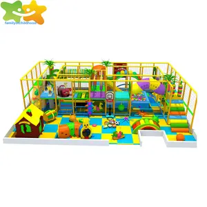 Selva labirinto restaurante temático indoor CE playground de plástico para crianças