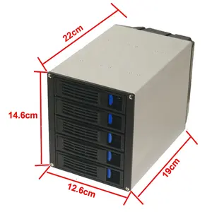 โมดูล Hot-Swap 5 Bay 3.5 SATA/SAS