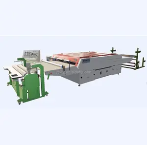 La cama plana caliente película de máquina de laminación para piezas de material