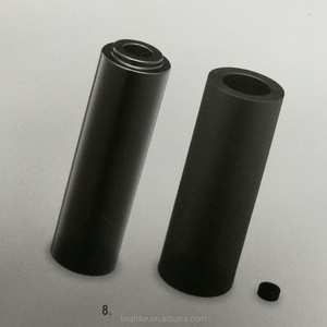 Clavijas de <span class=keywords><strong>BMX</strong></span> de Alta Gama con Funda de Plástico y Núcleo de Acero, Color Negro, 113 mm de Longitud, para Bicicletas de Carretera - Product Image 2