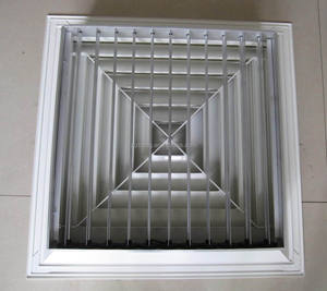 Điều hòa không khí kiểu 4 hướng, bộ khuếch tán trần cho hệ thống thông gió phòng, cửa gió HVAC - Product Image 6