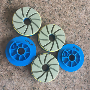 Durable China abrasiva diamante <span class=keywords><strong>PVC</strong></span> Combo pulido ruedas - Product Image 2