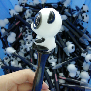 Les stylos en caoutchouc Popeyed 3d <span class=keywords><strong>Panda</strong></span> promotionnels, les yeux scintillants pop <span class=keywords><strong>Panda</strong></span> logo stylos en plastique - Product Image 3