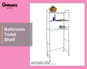 Almacenamiento de muebles de acero Toallero de metal Toallero de baño para baños modernos - Product Image 4