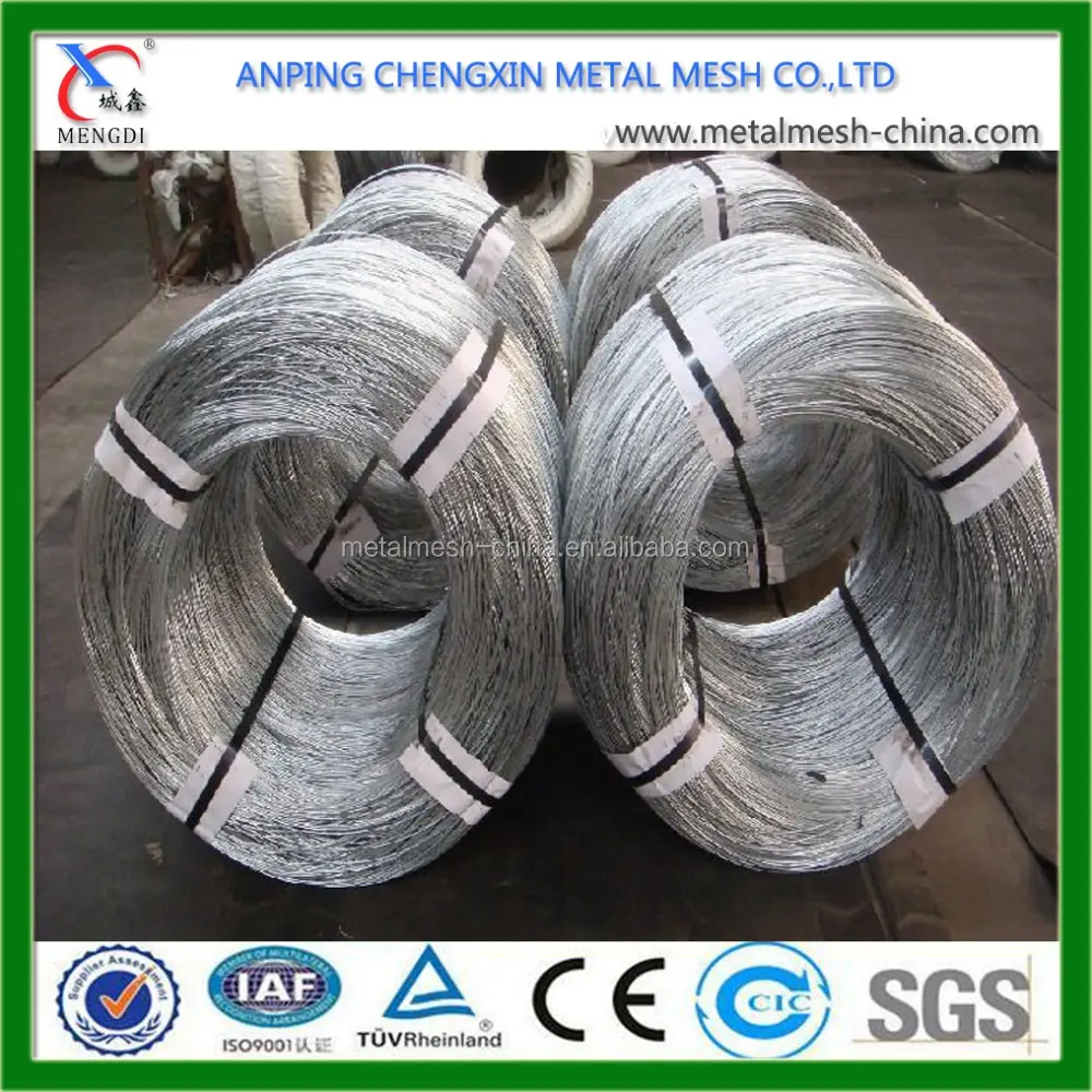 China de acero de bajo carbono alambre galvanizado por inmersión en caliente para la venta
