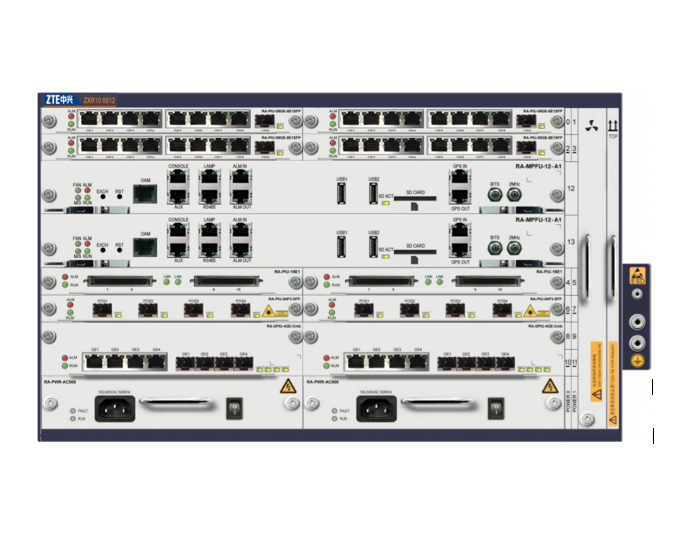 rauto  ZTE ZXR10 6812 Series Router - 12 Line Card Slots for