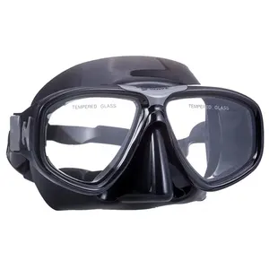 波浪潜水面罩水肺潜水批发成人自由潜水面罩低容量水肺潜水面罩