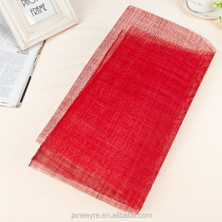 Оптовая продажа, изготовление вуалетки, материал шляпы Sinamay