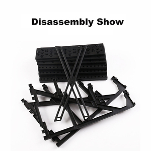 Groothandel Fabrikant Stabiele Kunststof Meerkleurige Pluche Draagtas Opvouwbare Hondentrap Huisdiertrap - Product Image 5