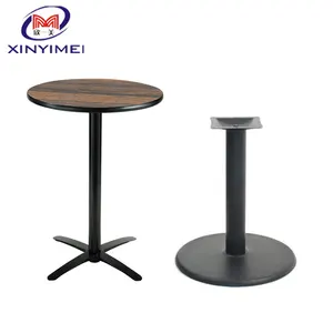 Zwart Poeder Bistro Tafel Bases Gestage Gietijzeren Tafel Been Metalen Voor Restaurant Tafel Top:5Pcs/Carton Moderne 20 Stuks