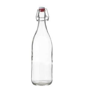 1000ml rõ ràng <span class=keywords><strong>Glass</strong></span> chai nước giải khát với <span class=keywords><strong>Swing</strong></span> <span class=keywords><strong>Top</strong></span> rỗng lật <span class=keywords><strong>Top</strong></span> bị khóa màu Chai thủy tinh cho trái cây máy ép trái cây đồ uống bán số lượng lớn - Product Image 2