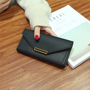 <span class=keywords><strong>Portafoglio</strong></span> in <span class=keywords><strong>pelle</strong></span> sintetica di moda retrò da <span class=keywords><strong>donna</strong></span> all'ingrosso Design lungo molto economico - Product Image 5