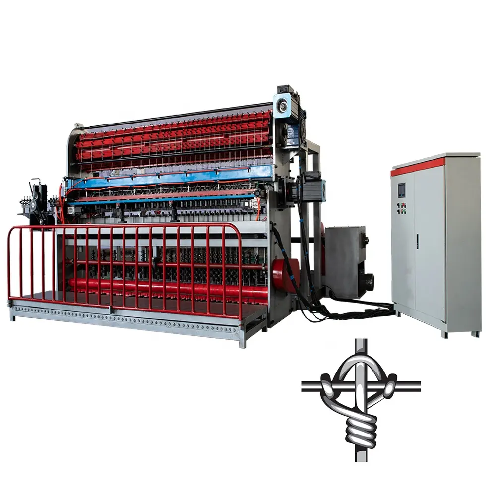 China First Manufacturer 96inch Height Fixed Knot Fence Making Machine/Deer Field Farm Fence Machine