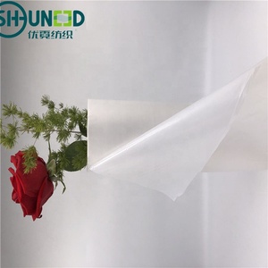 Film de revêtement PES couteau sans papier 0.05MM Film transparent adhésif Double face Film de stratification le plus mince pour vêtement, cuir - Product Image 3