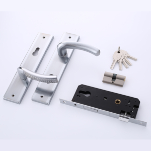 铝柄铁板完整门锁门把手大尺寸手柄锁 - Product Image 4