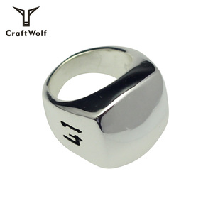 Craft Wolf Fashion Jewelry Diseño único 1314 Pebble Square Pigeon Ring venta <span class=keywords><strong>al</strong></span> <span class=keywords><strong>por</strong></span> <span class=keywords><strong>mayor</strong></span> Diseño original joyería Fábrica China - Product Image 5