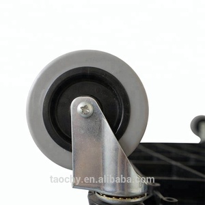 Trois étagère de rangement en plastique service chariot utilitaire - Product Image 5
