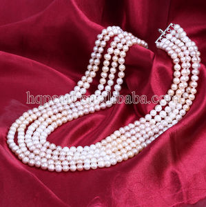 Collier d'hiver perlé en forme de pomme de terre, pour femme, bijou à paillettes - Product Image 2