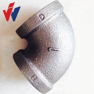 <span class=keywords><strong>Banded</strong></span> 90 khuỷu tay <span class=keywords><strong>1</strong></span>/<span class=keywords><strong>2</strong></span> "Heavy Duty loại màu đen dễ uốn sắt phụ kiện đường ống với BS chủ đề, dải - Product Image 1