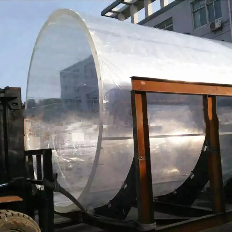 Bể Cá 1000Mm Đường Kính Lớn Đúc Acrylic Làm Sạch Xi Lanh Bể Bể Thủy Tinh Plexiglass Cho Xi Lanh Thủy Tinh Cá Bát