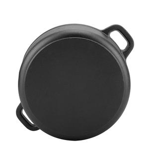 Olandese <span class=keywords><strong>Pentola</strong></span>, BARBECUE Campo Olandese Forno <span class=keywords><strong>Ghisa</strong></span> <span class=keywords><strong>Pentola</strong></span> di Ferro Non-Stick Pentole In <span class=keywords><strong>Ghisa</strong></span> Pan di Campeggio Esterna di Cottura <span class=keywords><strong>Pentola</strong></span> con Coperchio 24x12.5cm - Product Image 2