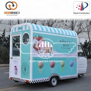 Carro Eléctrico Multifuncional de Tres Ruedas para Venta de Flores/Comida/Remolque de Comedor - Product Image 5