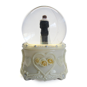 Faveurs personnalisées amoureux souvenir mariage couples personnalisé verre boule à neige décor à la maison cadeau souvenir - Product Image 3