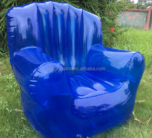 Di lusso imbottito gonfiabile trasparente salotto <span class=keywords><strong>poltrona</strong></span> con poggiapiedi - Product Image 3