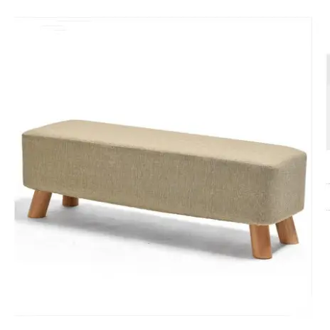 2018 best verkopende houten meubels bladerdeeg gestoffeerde voetenbank