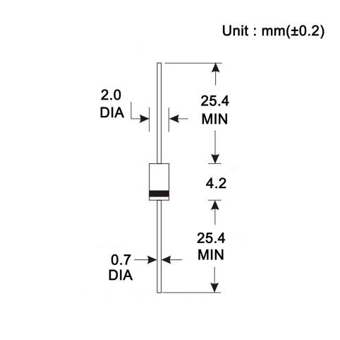Rectifier Diode 1N5404 3A 100 V DO-27 EJ6 Electronic Component (20 Pieces