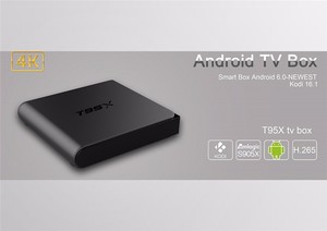 Actualización de firmware s905x T95X amlogic 1 GB + 8G 2.4G 4 K <span class=keywords><strong>KODI</strong></span> Cargado Completo Reproductor <span class=keywords><strong>Multimedia</strong></span> hd videos de - Product Image 3