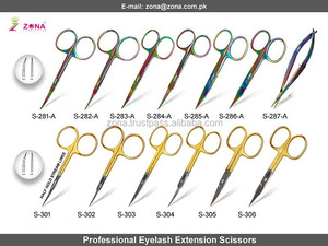 Tijeras para dar forma a las pestañas con punta extra afilada de Etiqueta Privada, el mejor proveedor de tijeras de calidad profesional en la Zona de Pakistán - Product Image 4