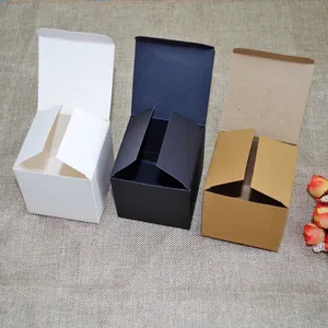 Caixas de Papel Kraft 3 Cores DIY Batom Perfume Frasco de Petróleo Essencial Pacote de Caixas de Embalagens de Tubo de Válvula