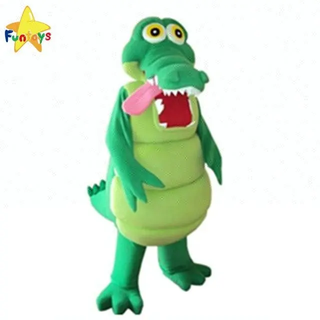 Fantasia de crocodilo para cosplay, brinquedos engraçados de natal, traje de mascote