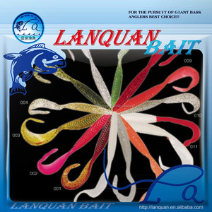 Lanquan caliente venta al por mayor de alta calidad suave señuelo- las <span class=keywords><strong>sanguijuelas</strong></span> de plástico suave señuelo de la pesca - Product Image 1