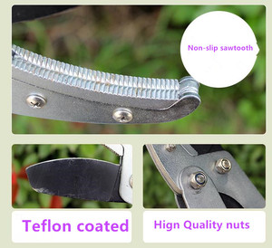 Tefl-n-coated Telescopic Garden Scissor/pruning Scissor/<strong>long</strong> <strong>Handle</strong> Lopping <strong>Shears</strong> - Product Image 5