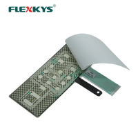 Clavier à membrane plat FLEXKYS avec protection en encre carbone, certifié ISO9001:2008, taille personnalisée