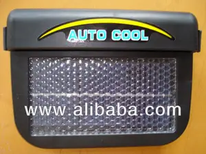 Solar Powered Auto Cool Air Vent Colling Fan-Black