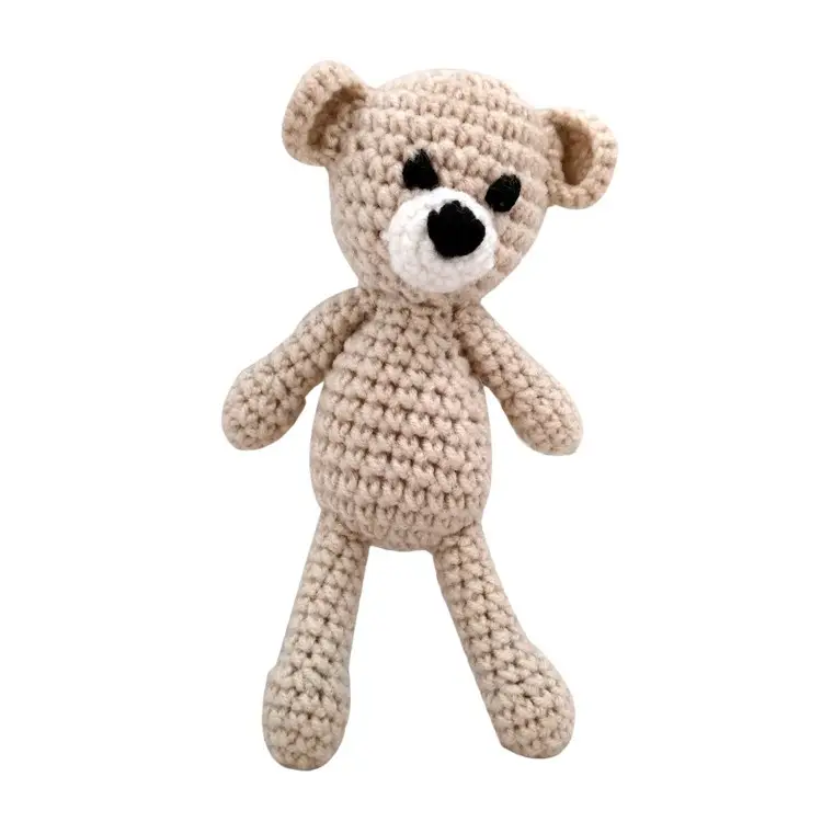 Venta al por mayor de algodón empujar material de peluche de juguete de amigurumi