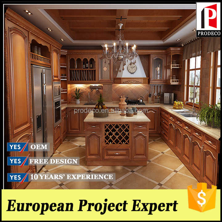 Top Quality European Style Kitchen Cabinet - Solid Wood
