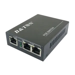 Высокое качество 10/100 м 2POE 1UTP POE переключатель/POE медиаконвертер внешний источник питания