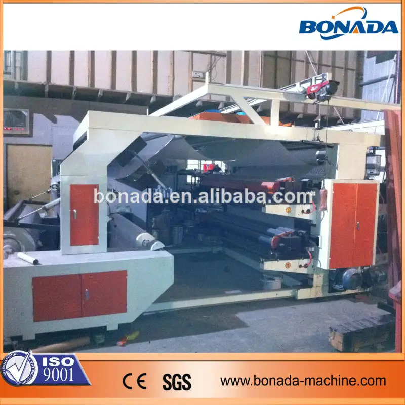 Full automatic wenzhou ruian polythene flexographic printing machine