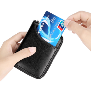 Portafoglio da <span class=keywords><strong>Donna</strong></span> in Vera Pelle con Protezione RFID, Spazioso e Carino, con Cerniera per Carte e <span class=keywords><strong>Piccolo</strong></span> <span class=keywords><strong>Portamonete</strong></span> - Product Image 3