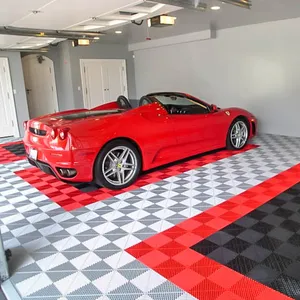 Indoor hydrophobic modular interlock parking area flooring