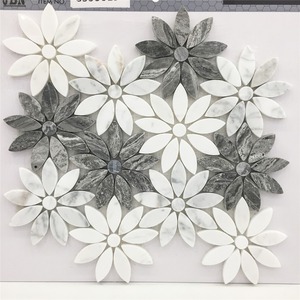 Nuovi disegni decorazione <span class=keywords><strong>per</strong></span> la casa moderna in marmo fiore e bastone <span class=keywords><strong>mosaico</strong></span> in pietra <span class=keywords><strong>per</strong></span> pavimento piastrelle in ceramica <span class=keywords><strong>mosaico</strong></span> - Product Image 2