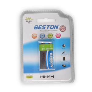 Beston 9 v 250 mah NI-MH סוללה נטענת עבור טלפון סלולרי