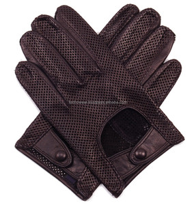 Fesho ถุงมือขี่มอเตอร์ไซค์ผ้าสแปนเด็กซ์นุ่มสบายระบายอากาศสีดำ - Product Image 1