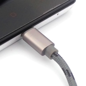 Tejido Trenzado Micro USB <span class=keywords><strong>cable</strong></span> <span class=keywords><strong>de</strong></span> datos <span class=keywords><strong>de</strong></span> metal productos novedosos para <span class=keywords><strong>la</strong></span> venta - Product Image 6